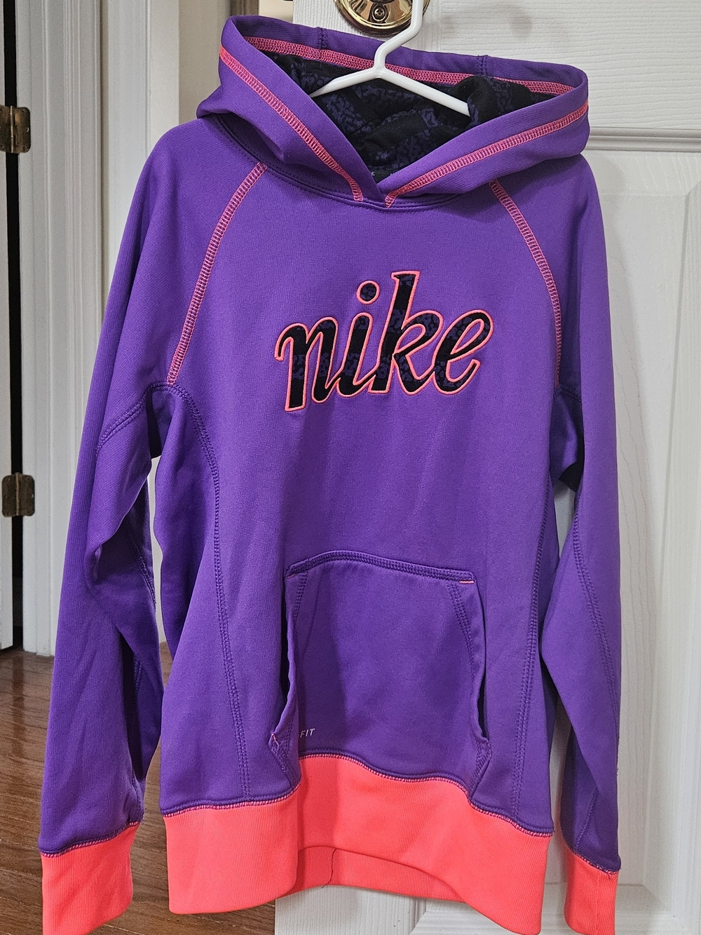 Nike Purple & Pink Kids' Dri-FIT Hoodie
